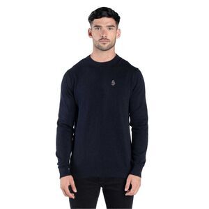 Luke 1977 Mens Radon Crew Neck Sweater / Navy